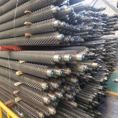 Radiatore a spirale seghettato con tubo alettato della caldaia ad alte prestazioni di trasferimento di calore Personalizzato efficiente