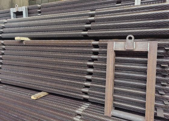 Tubo a pinna di caldaia in acciaio al carbonio per super riscaldatore Tubo a pinna di scambio di calore a spirale senza soluzione di continuità