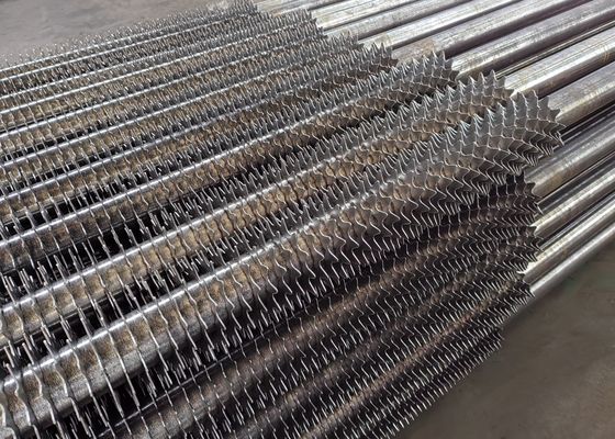 Elemento di scambio termico resistente all'usura ed efficiente tubo a pinna a spirale saldato ad alta frequenza