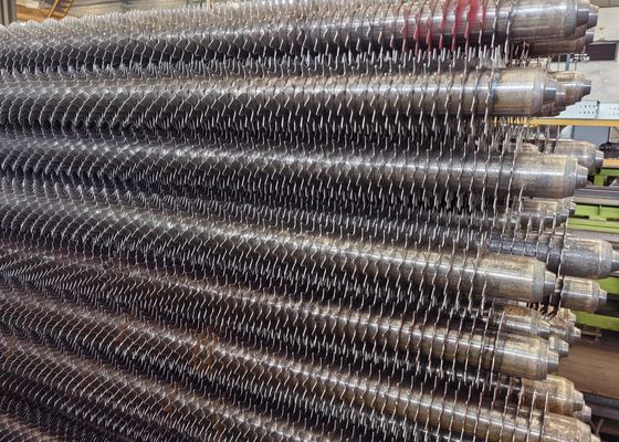 Elemento di scambio termico resistente all'usura ed efficiente tubo a pinna a spirale saldato ad alta frequenza