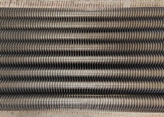Tubi a pinna a spirale di caldaie in acciaio al carbonio anticorrosivi per pre riscaldatori d'aria