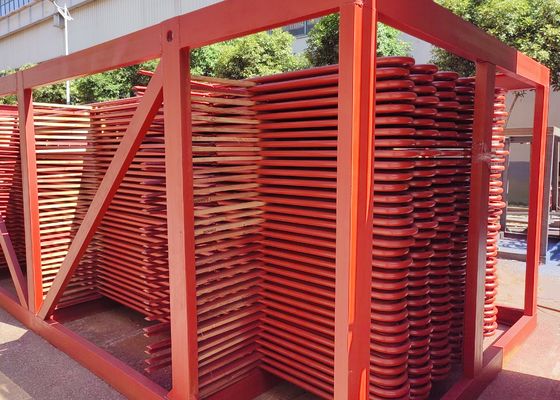 Tubo di serpentina in acciaio al carbonio ad alta pressione personalizzato nel sistema di caldaia CFB