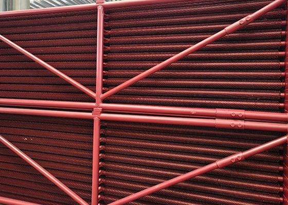 Tubo a pinne a spirale di caldaia ad alta frequenza saldato per scambiatore di calore / condensatore
