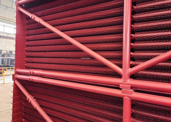 Tubo a pinne a spirale di caldaia ad alta frequenza saldato per scambiatore di calore / condensatore