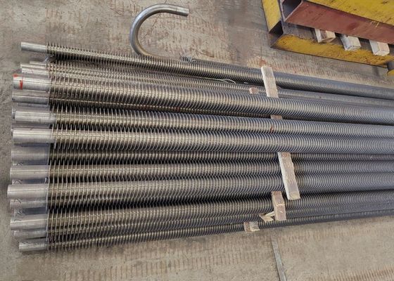 ASME tubo a pinna a spirale per caldaie in acciaio al carbonio per gli economizzatori di caldaie nelle centrali elettriche