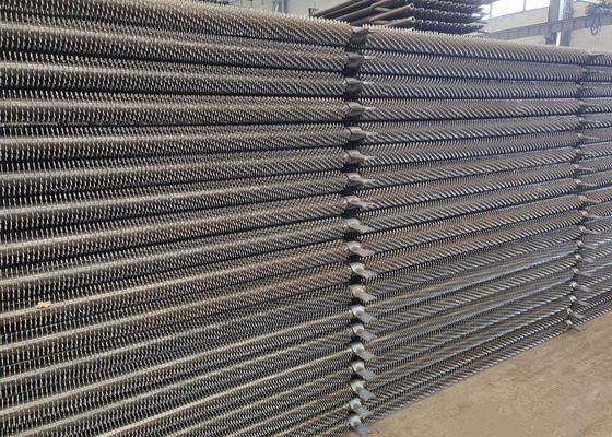 ASME tubo a pinna a spirale per caldaie in acciaio al carbonio per gli economizzatori di caldaie nelle centrali elettriche