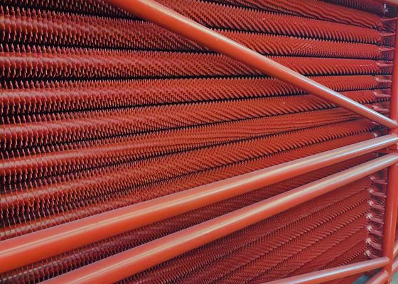 ASME Tubo a pinza a spirale di caldaia in acciaio al carbonio verniciato per parti a pressione della caldaia