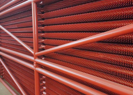 ASME Tubo a pinza a spirale di caldaia in acciaio al carbonio verniciato per parti a pressione della caldaia