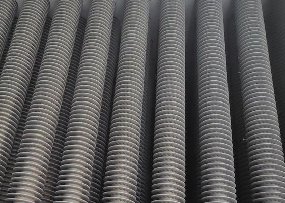 Tubo a pinna a spirale in acciaio inossidabile di acciaio carbonio utilizzato nelle parti a pressione della caldaia