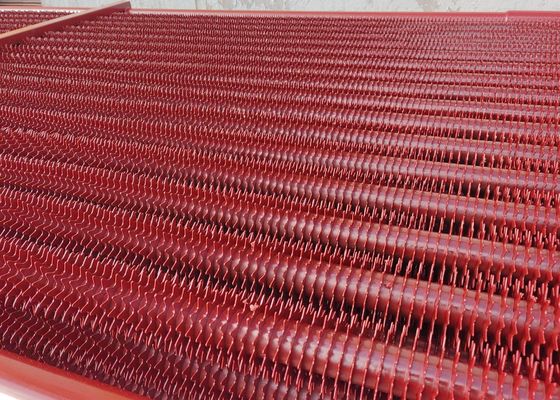 Elemento di trasferimento di calore personalizzato tubo a pinna serrata per parti a pressione della caldaia