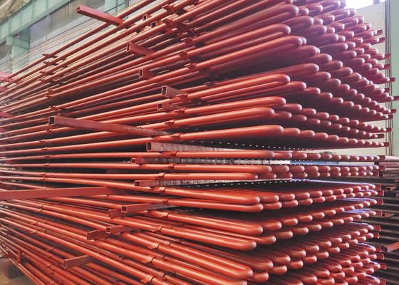 Tubo serpentina per scambiatore di calore e super riscaldatore nella caldaia di recupero del calore di scarto con prova idrostatica al 100%