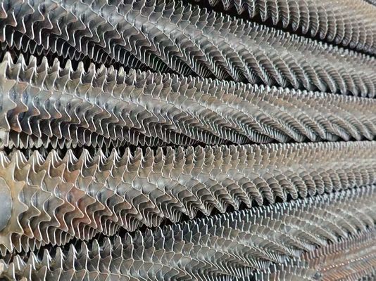 ASME Parti di caldaie in acciaio inossidabile a tubo a pinna a spirale per la dissipazione del calore