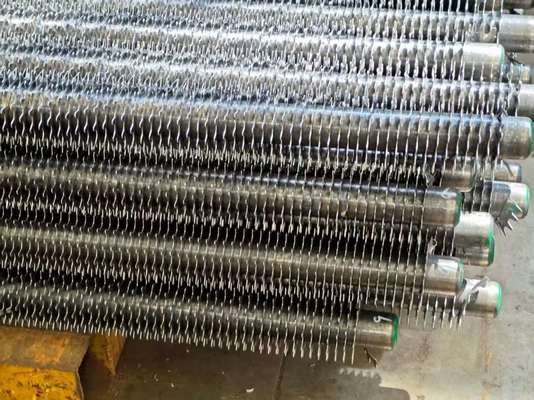 Scambiatore di calore ad alta efficienza con alette per caldaie e anti-incrostazione