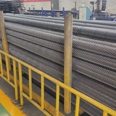 Tubo alettato a spirale in acciaio al carbonio per caldaie standard ASME per economizzatori di centrali elettriche