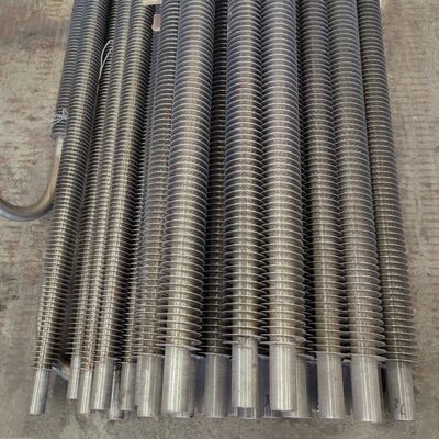 Tubo alettato a spirale per caldaia in acciaio al carbonio saldato ad alta frequenza, personalizzato per applicazioni industriali