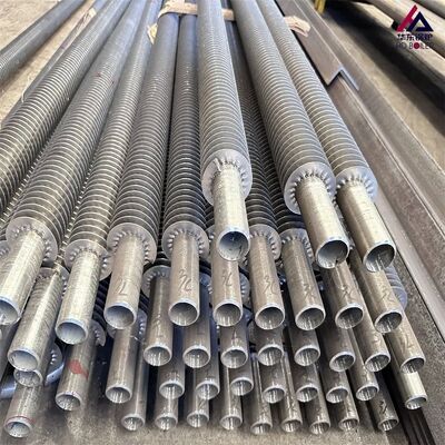 Caldeira a pinne a spirale serrata solida, scambiatore di calore in acciaio inossidabile anti-cioia