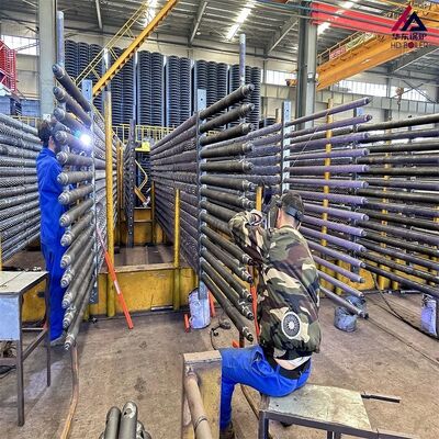 Caldeira a pinne a spirale serrata solida, scambiatore di calore in acciaio inossidabile anti-cioia