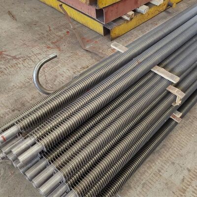 Acciaio al carbonio ASME Standard Spiral Fin Tube per il trasferimento di calore della caldaia con specifiche personalizzate