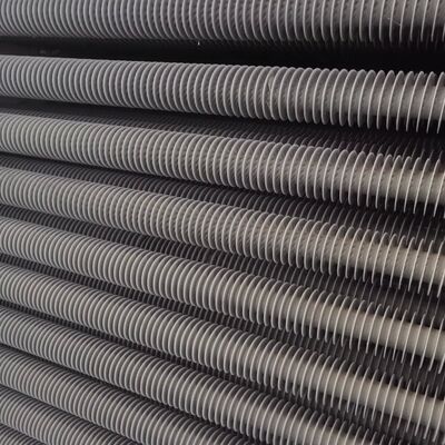 Tubo alettato a spirale per caldaia in acciaio al carbonio verniciato secondo lo standard ASME con specifiche personalizzate per applicazioni di scambiatori di calore