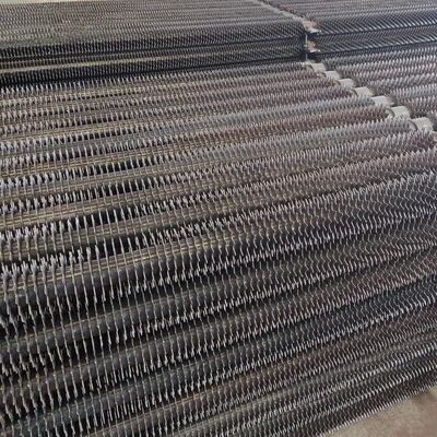 Tubo alettato a spirale per caldaia in acciaio al carbonio verniciato secondo lo standard ASME con specifiche personalizzate per applicazioni di scambiatori di calore