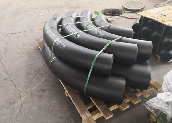 Acciaio inossidabile superficie ASTM A234 ASTM A420 dell'olio del nero della prova della ruggine del gomito da 45 gradi