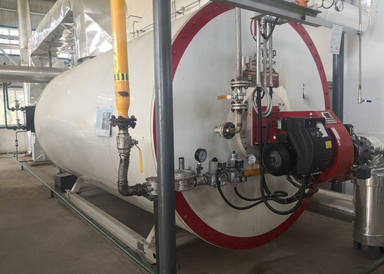 Tipo caldaia a gas orizzontale di YYL dell'olio di ASME che stringe disposizione della metropolitana