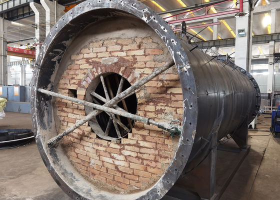 Caldaia a gas verticale di 1.25MPA ASME Combi che stringe disposizione della metropolitana