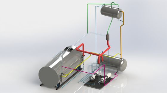 Utilizzazione a gas di alto calore della caldaia dell'olio di conduzione di calore del vapore di GPL