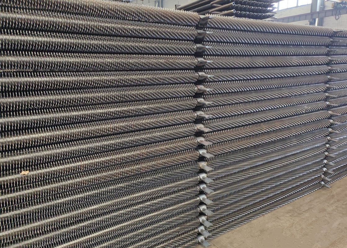ASME tubo a pinna a spirale per caldaie in acciaio al carbonio per gli economizzatori di caldaie nelle centrali elettriche