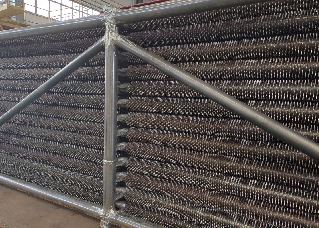 Tubo a pinna a spirale di caldaia in acciaio al carbonio per il trasferimento di calore delle parti di pressione della caldaia