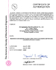 Cina ZHANGJIAGANG HUA DONG ENERGY TECHNOLOGY CO.,LTD Certificazioni